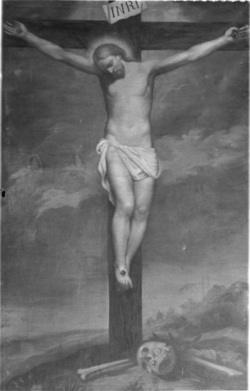 Cristo crocifisso (dipinto) by Gottardi Giovanni (sec. XVIII)